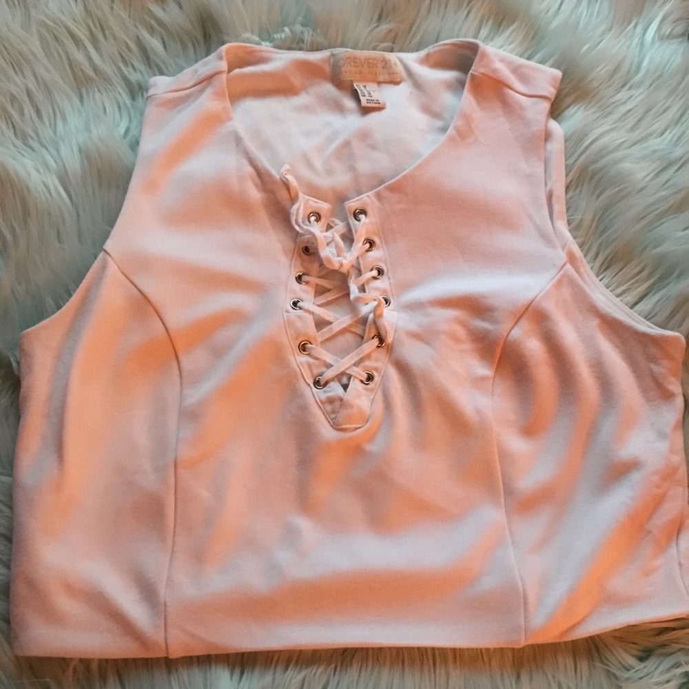 White Crop Top
